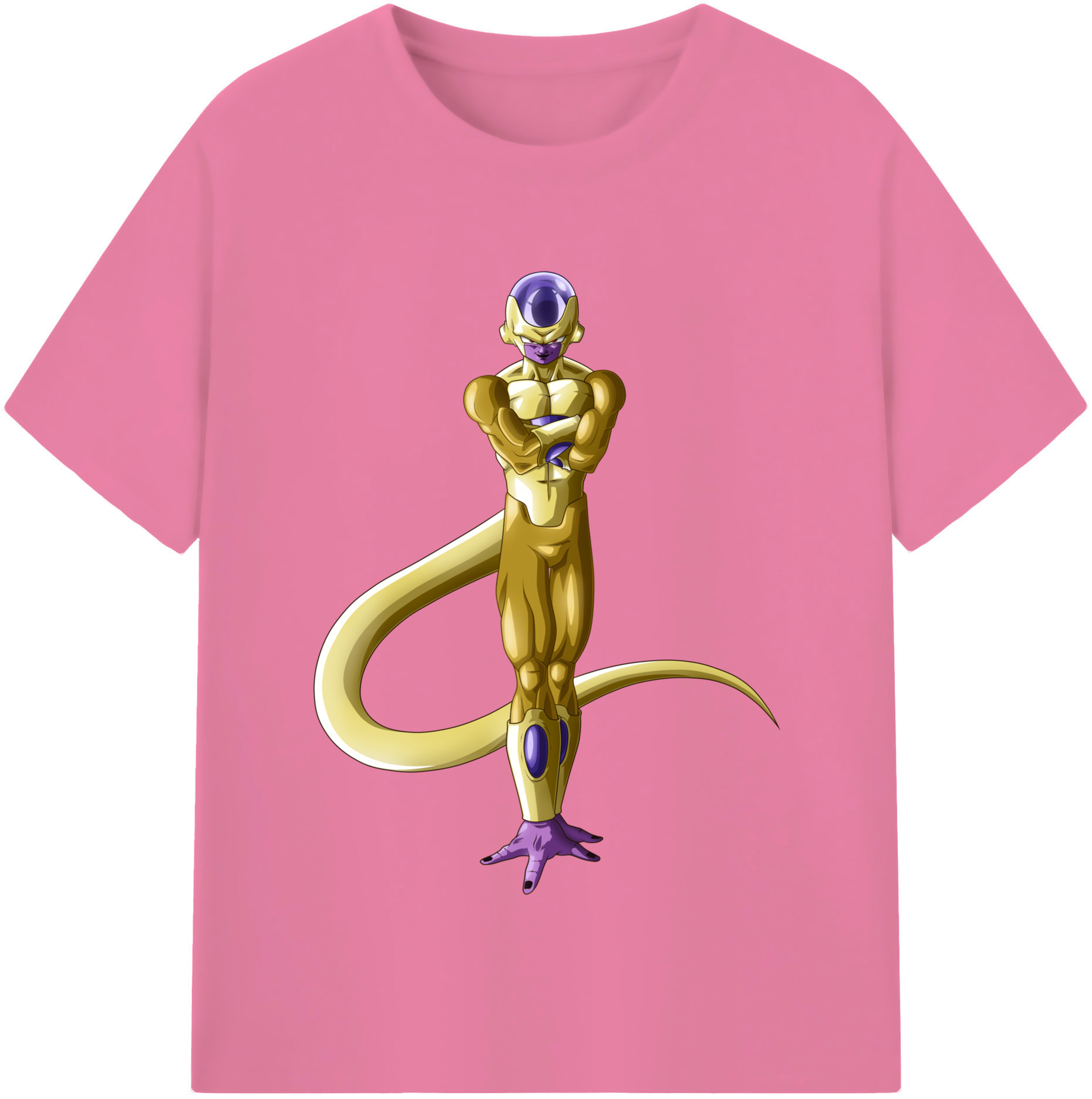 （画像用） ドラゴンボール フリーザ DRAGON BALL Frieza 綿100％半袖Tシャツ（フロントプリント）